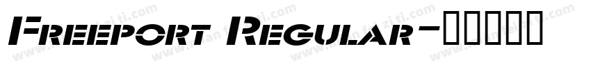 Freeport Regular字体转换